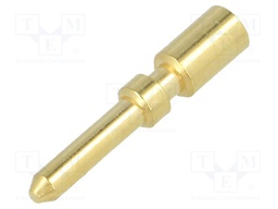 Contact; Size: 2mm; male; 1÷2.5mm2; crimped; for cable