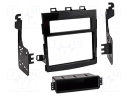Radio frame; Subaru; 2 DIN; black gloss