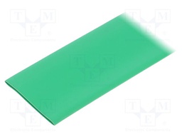 Heat shrink sleeve; glueless; 2: 1; 38.1mm; L: 1m; green