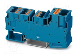 Splice terminal: rail; PT; 32A; 1kV; push-in; PA; L: 42.4mm; 0.5÷6mm2