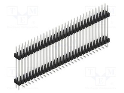 Connector: pin strips; pin header; male; PIN: 60; 2.54mm; SMT; 2x30