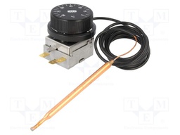 Sensor: thermostat with capillary; Output conf: SPDT; 10A; 400VAC