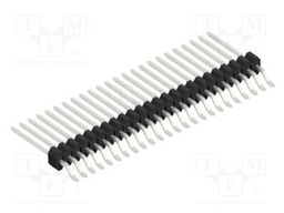 Connector: pin strips; pin header; male; PIN: 24; 1.27mm; SMT; 1x24