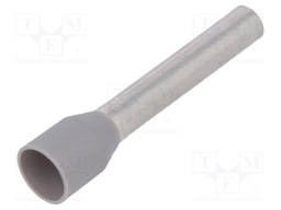 Bootlace ferrule; insulated; copper; Insulation: polypropylene