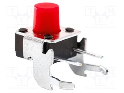 TACTILE SW, SPST, 0.05A, 12VDC, SOLDER