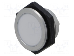 Indicator: LED; red/green; 12÷24VDC; Ø30.2mm; IP67; metal