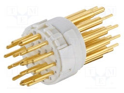 SENSOR CONN INSERT, M23, PIN, 19POS