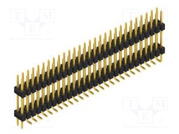 Connector: pin strips; pin header; male; PIN: 56; 2.54mm; SMT; 2x28
