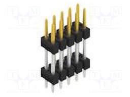 Connector: pin strips; pin header; male; PIN: 10; 2.54mm; THT; 2x5