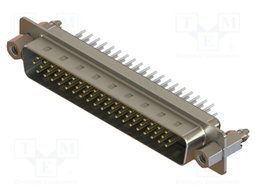 Connector: D-Sub HD; PIN: 62; socket; male; straight; THT; MHDD