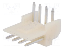 Socket; wire-board; male; EI; 2.5mm; PIN: 4; THT; tinned; Layout: 1x4