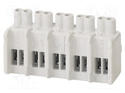 Screw terminals; 1.5÷4mm2