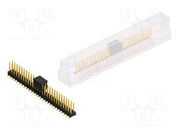Connector: pin strips; pin header; male; PIN: 54; 2.54mm; SMT; 2x27