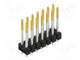 Connector: pin strips; pin header; male; PIN: 14; 2.54mm; THT; 2x7