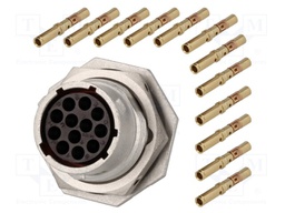 Connector: circular; Series: RT360; socket,plug; female; crimped