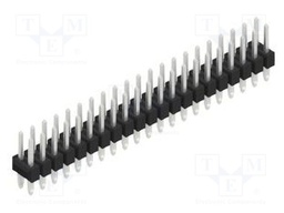 Connector: pin strips; pin header; male; PIN: 42; 2.54mm; THT; 2x21