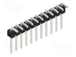 Connector: pin strips; pin header; male; PIN: 11; 2.54mm; THT; 1x11