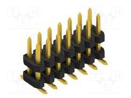 Connector: pin strips; pin header; male; PIN: 14; 2mm; SMT; 2x7; 100V
