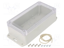 Enclosure: multipurpose; X: 105mm; Y: 145mm; Z: 60mm; Ritec; IP65