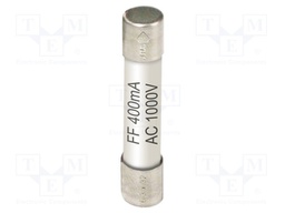 Fuse; Application: PKT-P1080; 400mA; 1kV; 6.3x32mm; 10pcs.