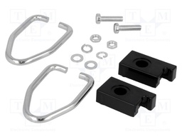 Handle; Mat: steel; L: 66.5mm; W: 40mm