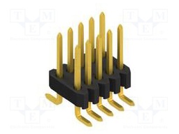 Connector: pin strips; pin header; male; PIN: 10; 1.27mm; SMT; 2x5