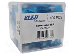 Fuse: fuse; 15A; 32VDC; automotive; 19.2mm; 19.2x5.2x19.2mm