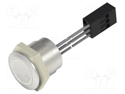 Switch: capacitive; Pos: 2; SPST; 1A/24VDC; IP68; OFF-ON; Ø16mm