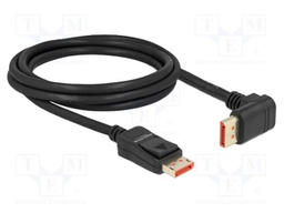 Cable; DisplayPort plug,DisplayPort plug 90° up/down; 2m; black