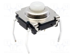 Microswitch TACT; SPST; Pos: 2; 0.05A/12VDC; THT; none; 1.28N; round