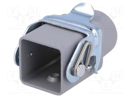 Enclosure: for HDC connectors; HTS; size 1; Locking: with latch