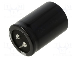 Capacitor: electrolytic; SNAP-IN