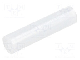 Spacer sleeve; LED; Øout: 5mm; ØLED: 5mm; L: 20.5mm; natural; UL94V-2