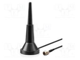Antenna; black; SMA; 50W; 600÷2700MHz; 50Ω; 3m; 5dBi; -40÷85°C; RG174