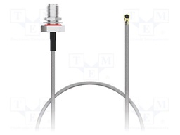 Cable; IPEX MHF,SMA female; angled,straight; -40÷85°C; 0÷3GHz
