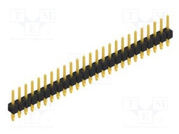 Connector: pin strips; pin header; male; PIN: 25; 2.54mm; THT; 1x25