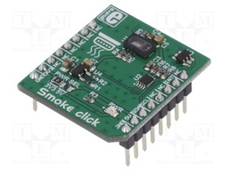 Click board; smoke sensor; I2C; MAX30105; mikroBUS connector