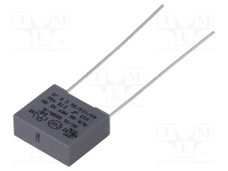 Capacitor: polypropylene; X2; 33nF; 10mm; ±20%; 13x5x11mm; 275VAC