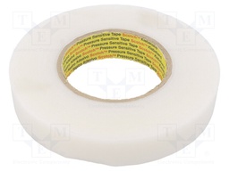 Tape: sealing; W: 25mm; L: 11m; Thk: 1mm; natural (transparent); 400%