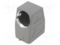 Enclosure: for HDC connectors; size D6B; for cable; for latch