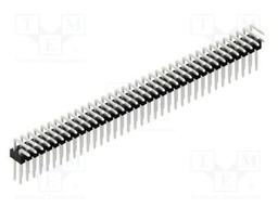 Connector: pin strips; pin header; male; PIN: 72; 2.54mm; THT; 2x36