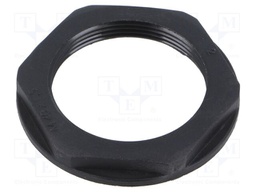 Nut; M40; polyamide 6; 50mm; black; -40÷100°C; Thread: metric