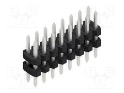 Connector: pin strips; pin header; male; PIN: 16; 2mm; THT; 2x8; 100V