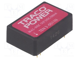 Converter: DC/DC; 3W; Uin: 4.5÷9V; 5VDC; Iout: 600mA; DIP24; 12.8g