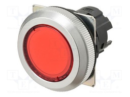 Switch: push-button; 30mm; flat