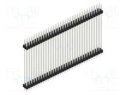 Connector: pin strips; pin header; male; PIN: 64; 2.54mm; THT; 2x32