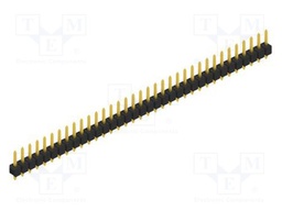 Connector: pin strips; pin header; male; PIN: 35; 2.54mm; THT; 1x35