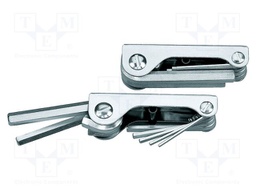 Wrench-set; hex key; 9pcs.