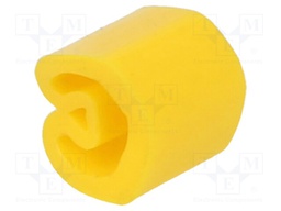 Markers for cables and wires; 1.3÷3mm; PVC; yellow; -30÷80°C