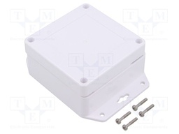 Enclosure: multipurpose; X: 90mm; Y: 90mm; Z: 45mm; ZP; ASA; white